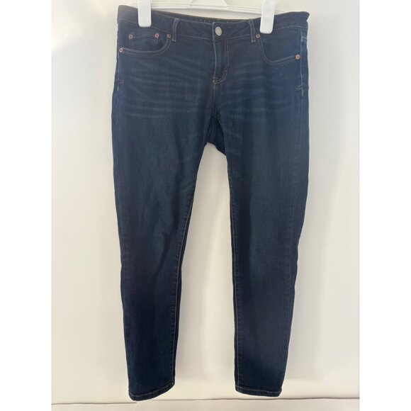 Aeropostale Womens‎ Classic Jeans Medium to Dark Wash Denim Size 12 Regular - Picture 1 of 7